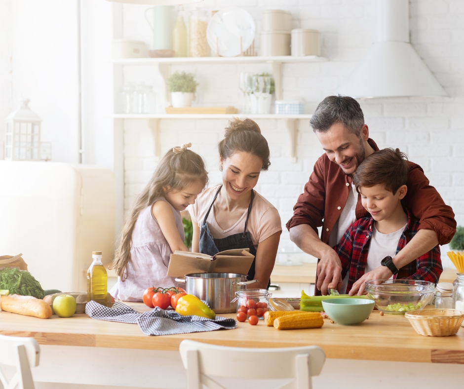 family cooking